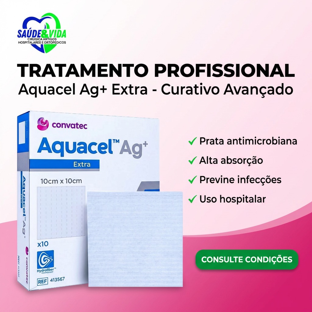 Aquacel Ag+ Extra - Curativo Avançado