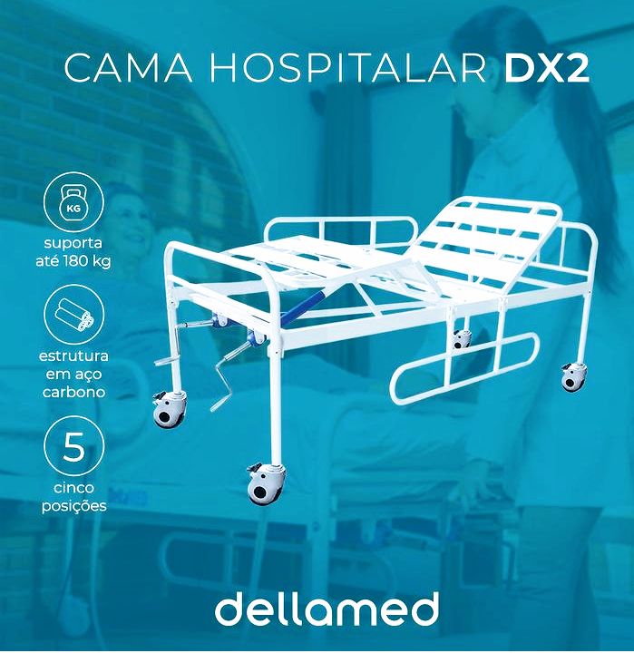 Cama Hospitalar DX2 DellaMED
